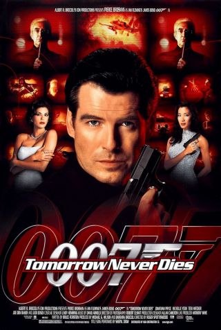 Tomorrow Never Dies (1997) Movie Poster - Rolled