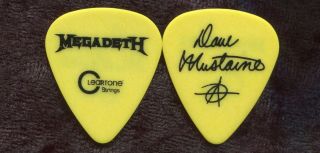 Megadeth 2016 Dystopia Tour Guitar Pick Dave Mustaine Custom Concert Stage