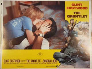 Movie Lobby Card Clint Eastwood The Gauntlet As Per Image