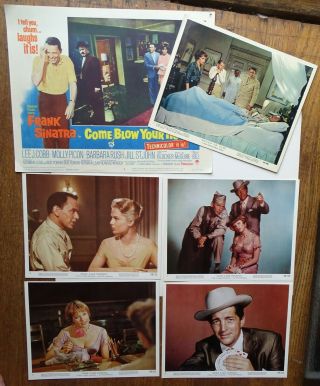 Frank Sinatra Movie Stills & Lobby Card; Come Blow Your Horn,  Some Came Running