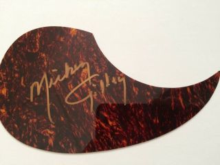 Mickey Gilley Signed Autographed In Person Acoustic Pickguard Guitar