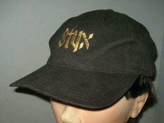 Styx 1970s Vintage Concert Trucker Hat Cap Adjustable Embroidered