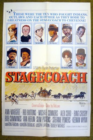 " Stagecoach " All Star Cast Painted By Norman Rockwell - Movie Poster