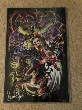 Fright Rags Ladies Of The Evil Dead Limited Edition Signed 11x17 Poster