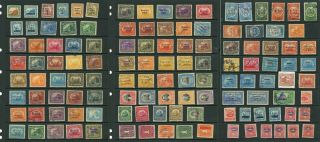 122 Nicaraguan Stamps Regular Issues,  Airmails,  1920 