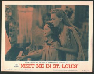 Meet Me In St Louis Lobby Card (fine) 1962 Judy Garland Movie Poster Art 287