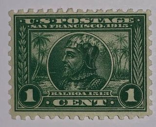 Travelstamps: 1914 Us Stamps Scott 401,  1c Panama - Pacific Issue Og Hinged
