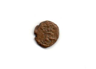 Indo Danish,  Copper Cash,  0.  70 G,  Frederik Iv (1699 - 1730 Ad),  Nd (1700)