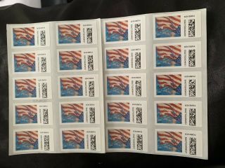 Usps Us Flag 2017 Forever Stamps - Roll Of 20