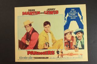 1956 Pardners Movie Lobby Card Dean Martin Jerry Lewis