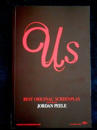 Us Jordan Peele Fyc Promo Script Screenplay Booklet