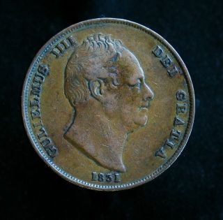 1831 Great Britain Penny Km 707 Vf,