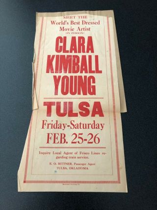 1920 CLARA KIMBALL YOUNG ORIG POSTER & INK BLOTTER 2