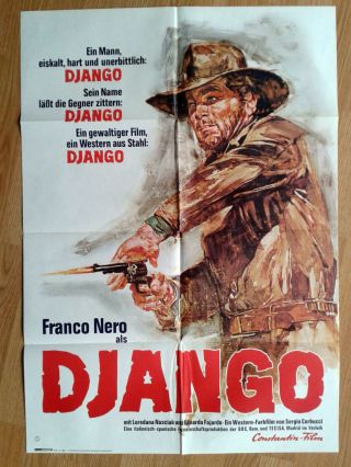 Sergio Corbucci - Django German 1 - Sheet Poster Franco Nero 1968