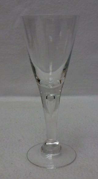 Dartington Crystal Sharon Pattern Claret Wine Goblet Or Glass - 7 - 1/2 "