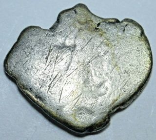 1600 ' s - 1700 ' s Spanish Shipwreck Silver 1/2 Reales Old Antique Pirate Cob Coin 2