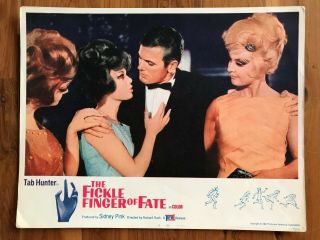 Lobby Card 11x14: The Fickle Finger Of Fate (1967) Tab Hunter