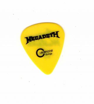 Megadeth 2016 Dystopia Tour Guitar Pick Dave Mustaine Custom Concert Stage