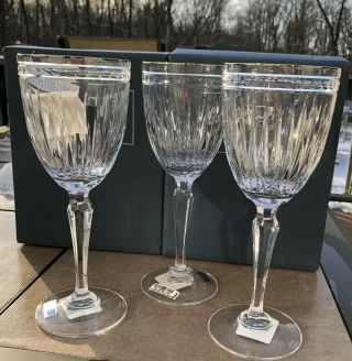 Nwt Set Of 11 Waterford Marquis Hanover Platinum Water Wine Goblet 8 - 1/2 "