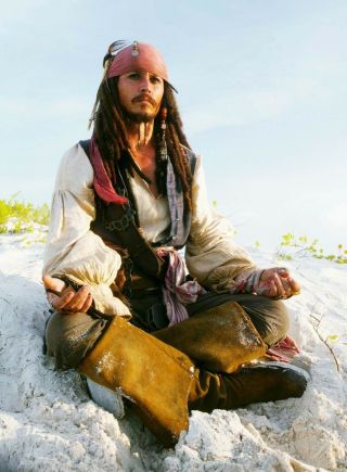 2 Johnny Depp Preprint Signed Photo 8x10 Autograph Pirates of the Caribbean Star 2