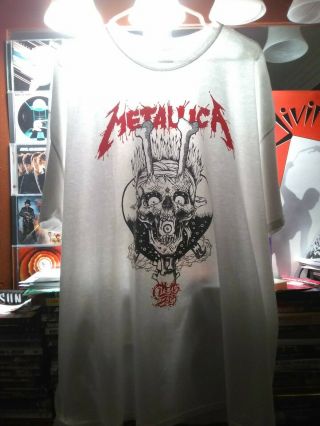 Metallica Met Club 2013 Fanclub T - Shirt Official Merchandise Size 2 Xl