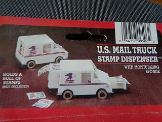 Vtg.  U.  S.  Mail Truck Stamp Dispenser W/moisturizing Sponge - China -
