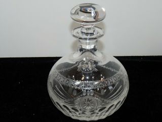 Fine Crystal William Yeoward Pearl Perfume Scent Bottle Cut Glass Clear Signed