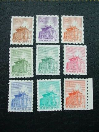 China Taiwan Kinmen Chu Kwang Tower Stamps 1960