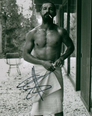 Shia Labeouf B&w Shirtless Actor Hand Signed 8x10 Autographed Photo W/coa