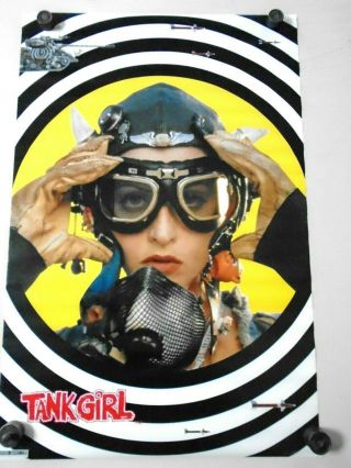 Tank Girl - Orig.  Vintage Poster (1099) Exc.  Cond.  " 1995 " - 23 X 35 " Rare