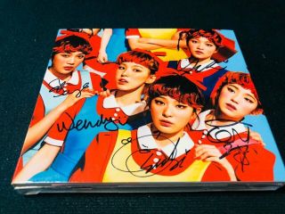 Red Velvet [the Red] Album Autograph All Member Signed Promo