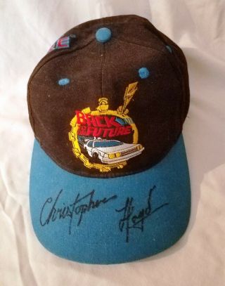 Back To The Future Cap Signed By Christopher Lloyd - Includes From Jsa