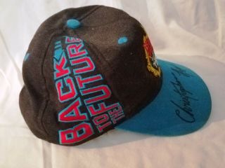 BACK TO THE FUTURE CAP SIGNED BY CHRISTOPHER LLOYD - INCLUDES FROM JSA 2