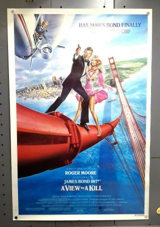 1985 James Bond - View To A Kill 1 - Sheet Movie Poster - Rolled (svpo - 151)