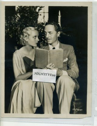 Carole Lombard With Husband William Powell 1932 Vintage Candid Photo