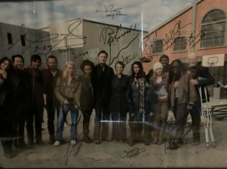 The Walking Dead Signed Cast Poster - Andrew Lincoln,  Norman Reedus,  Danai,