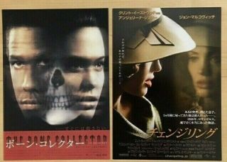 The Bone Collector / Changling - Japan Chirashi/mini - Posters - Set Of 2 Rare