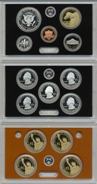 2012 US SILVER PROOF SET COMPLETE WITH AND 2