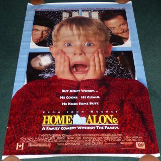 Home Alone 1990 Rolled 1 Sheet Movie Poster,  Advance Ticket Joe Pesci