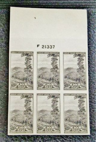 Nystamps Us Plate Block Stamp 765 H Ngai P Block Of 6 $50