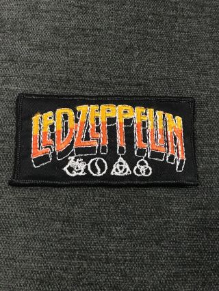Led Zeppelin Vintage 1970’s 80’s Rock Band Cloth Patch Concert Badge