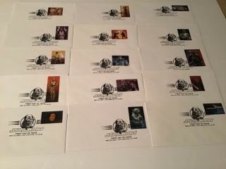Star Wars U.  S.  Complete Set Of 15 First Day Covers Uncacheted