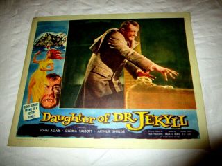 Daughter Of Dr.  Jekyll,  Lobby Card 5,  Best Cad,  1957