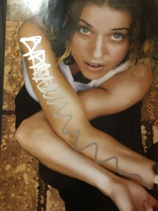 ANI DIFRANCO Rare 1998 AUTOGRAPHED SIGNED PROMO 20x30 POSTER for UP CD USA 2