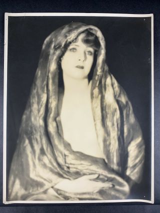 Vintage 1921 Edwin Bower Hesser Claire Windsor Portrait 11x14 Deluxe Gsp Photo