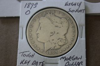 1893 - O Key Date Morgan Silver Dollar