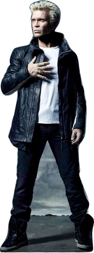 Billy Idol - Black Leather Jacket - Life Size 69 " Tall Cardboard Cutout Standee
