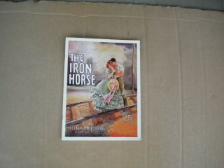 Vintage 1924 The Iron Horse Silent Movie Souvenir Program John Ford Geo.  O 