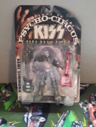 Kiss Gene Simmons Psycho - Circus Tour Edition Action Figure 1998 Mcfarlane