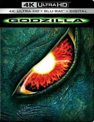 Godzilla [steelbook] 1998 (4k Ultra Hd,  Blu - Ray,  Digital)